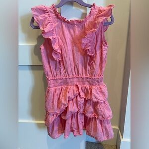 Love Shack Fancy pink dress size 7-8